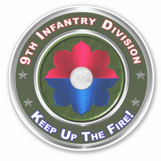 Abteilung Infanterie Aufkleber (Vorderseite)