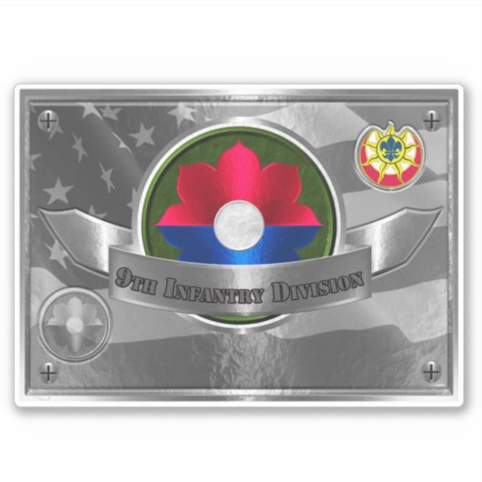 Abteilung Infanterie Aufkleber (Vorderseite)