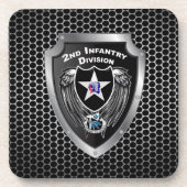 Abteilung Infanterie Getränkeuntersetzer (Vorderseite)