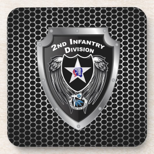 Abteilung Infanterie Getränkeuntersetzer (Vorderseite)