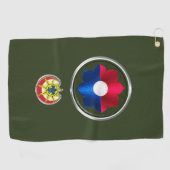 Abteilung Infanterie Golfhandtuch (Horizontal)