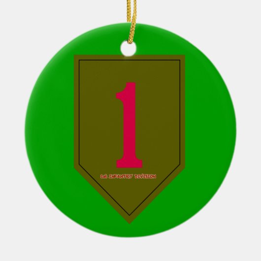 Abteilung Infanterie Keramik Ornament (Vorne)