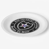 Abteilung Infanterie Pappteller (Schrägansicht)