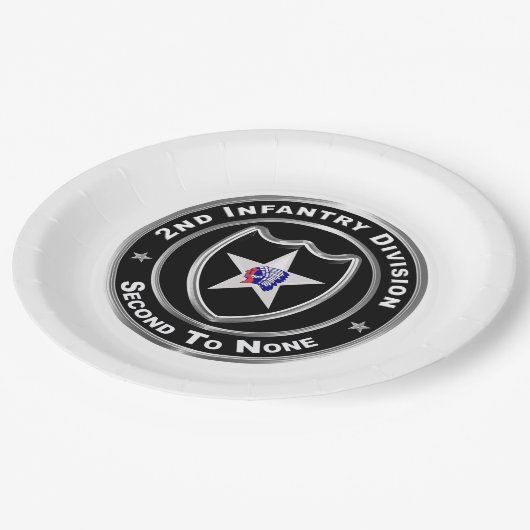 Abteilung Infanterie Pappteller (Schrägansicht)