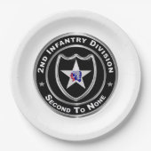 Abteilung Infanterie Pappteller (Vorderseite)