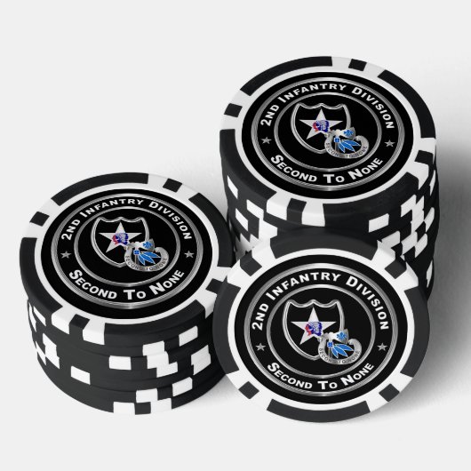 Abteilung Infanterie Pokerchips (Stapel)