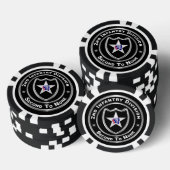 Abteilung Infanterie Pokerchips (Stapel)
