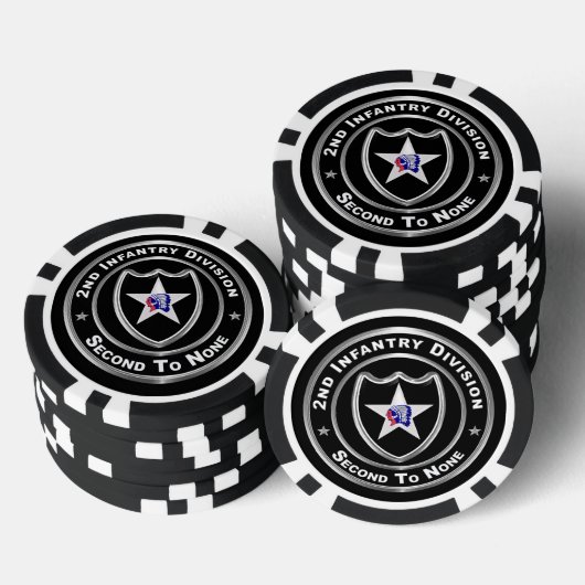 Abteilung Infanterie Pokerchips (Stapel)