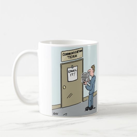 Abteilung Kommunikation Kaffeetasse (Links)