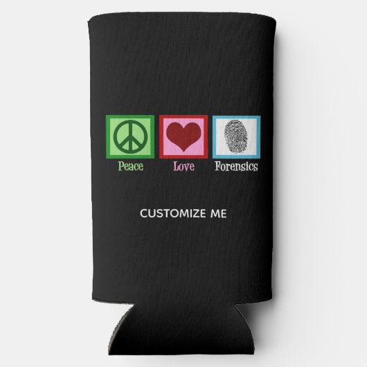 Abteilung Liebe Forensik für den gerichtsmedizinis Selters Dosenkühler (Rückseite)