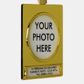 ABTEILUNG Personalisierter BANNER-FOTOS - "GOLD" Banner-Ornament Gold (Rechts)