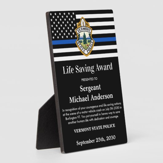 Abteilung "Polizei-Leben Rett" Fotoplatte (Seite)