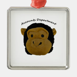 Abteilung Rechnungswesen. Funny Gifts für Arbeitne Silbernes Ornament