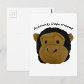 Abteilung Rechnungswesen Herr Trouble Funky and Fu Postkarte (Vorne/Hinten)