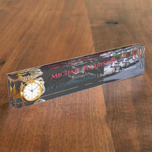 Abteilung Rechtsdurchsetzung Prix Custom Acrylic Namensplakette (Seite)