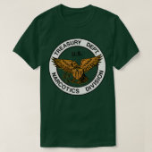 Abteilung Suchtstoffe des US-Finanzministeriums T-Shirt (Design vorne)