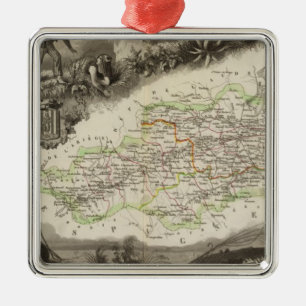 Abteilung von Pyrenäen Orles Ornament Aus Metall