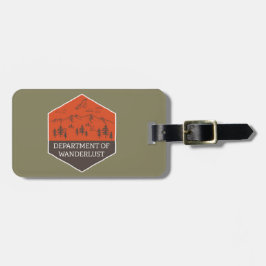 Abteilung von Wanderlust Gepäckanhänger