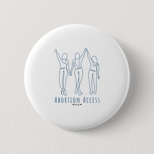 Abtreibung Access Rette Leben Button (Vorderseite)