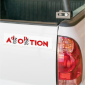 ABTREIBUNG/Adoption Autoaufkleber (Auf Lkw)
