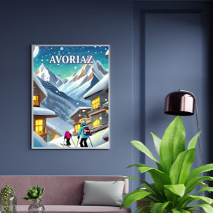 Abtreibung: Hivernale-Poesie in den Alpen Poster