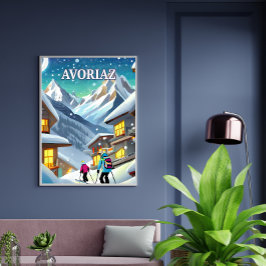 Abtreibung: Hivernale-Poesie in den Alpen Poster