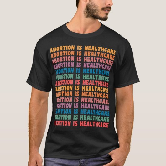 Abtreibung ist Gesundheitsfachfrau Retro Pro Wahl  T-Shirt (Vorderseite)