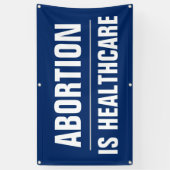 Abtreibung ist Gesundheitsfürsorge Frauenrechte pr Banner (Vertikal)