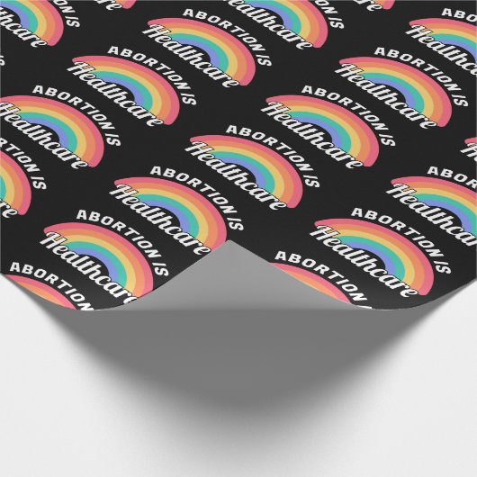 Abtreibung ist Gesundheitsfürsorge I Geschenkpapier (Ecke)