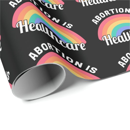 Abtreibung ist Gesundheitsfürsorge I Geschenkpapier (Rolleneckpunkt)