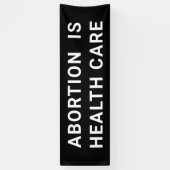 Abtreibung ist Gesundheitsfürsorge Pro-Choice-März Banner (Vertikal)