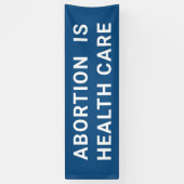 Abtreibung ist Gesundheitsfürsorge Protest für Fra Banner (Vertikal)