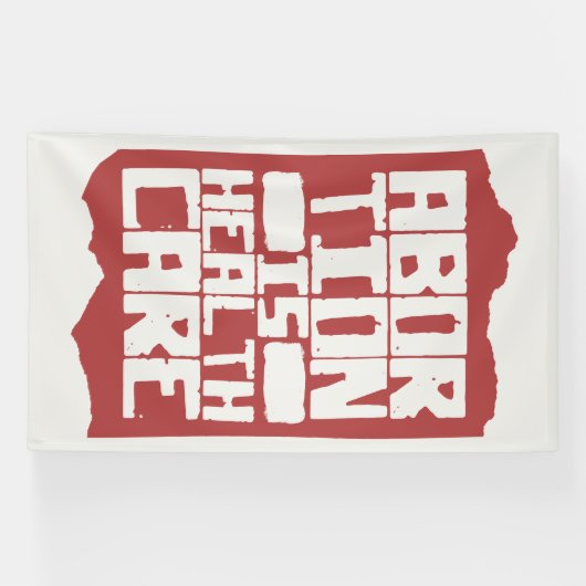 Abtreibung ist Unterstützung der Gesundheitsfürsor Banner (Horizontal)