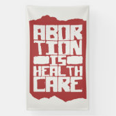 Abtreibung ist Unterstützung der Gesundheitsfürsor Banner (Vertikal)