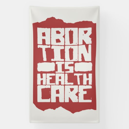 Abtreibung ist Unterstützung der Gesundheitsfürsor Banner (Vertikal)