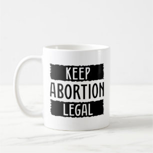 Abtreibung Legal Halten Kaffeetasse
