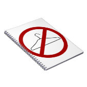 Abtreibungsrecht Notizblock (Rechte Seite)