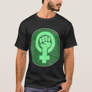 Abtreibungsrechte Feminist Fist Green Bandana Pro T-Shirt