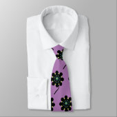 ABtsrcat Minimal Blume Neck Tie Krawatte (Gebunden)