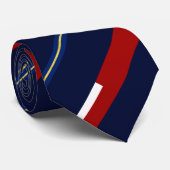 Abu Dhabi flagge Neck Tie Krawatte (Gerollt)