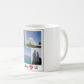 Abu Dhabi - I Liebe - Kaffeetasse (VorderseiteRechts)