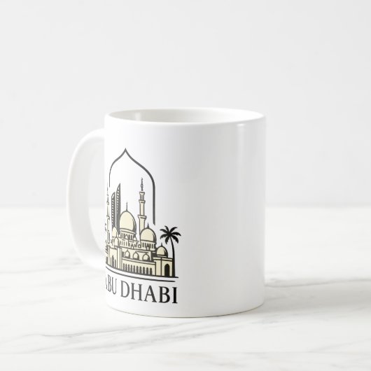 Abu Dhabi Kaffeetasse (Vorderseite Links)