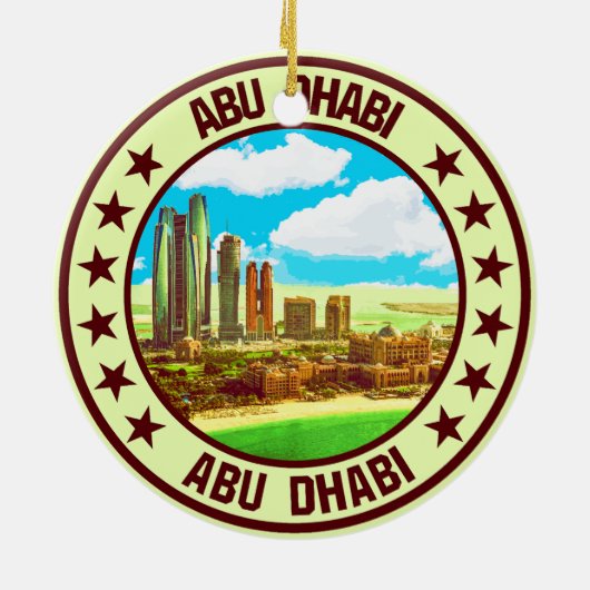 Abu Dhabi Keramik Ornament (Hinten)