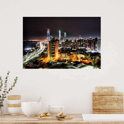 Abu Dhabi Night Poster (Küche)