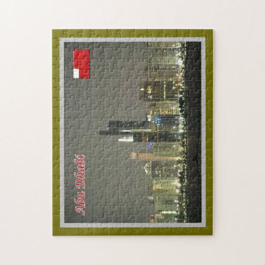 Abu Dhabi - Panorama - Puzzle (Vertikal)