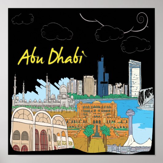 Abu Dhabi Poster (Vorne)