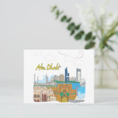 Abu Dhabi Postkarte (Stehend Vorderseite)
