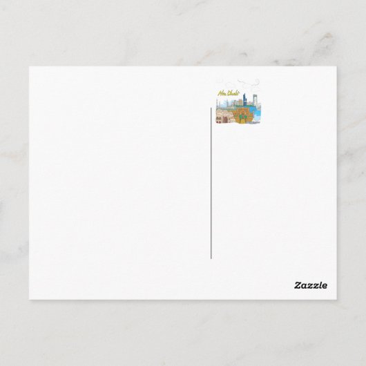 Abu Dhabi Postkarte (Rückseite)