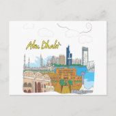 Abu Dhabi Postkarte (Vorderseite)