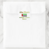 Abu Dhabi Runder Aufkleber (Tasche)